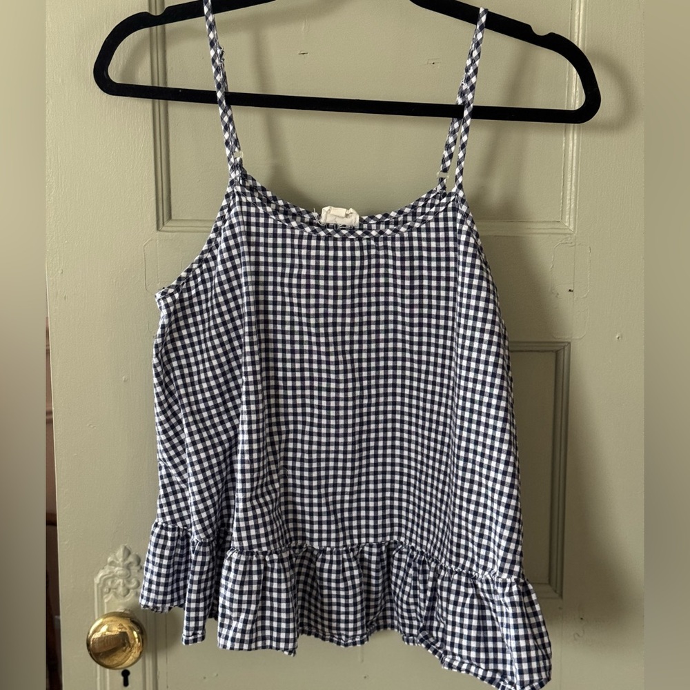 Cute Gingham Crop Top